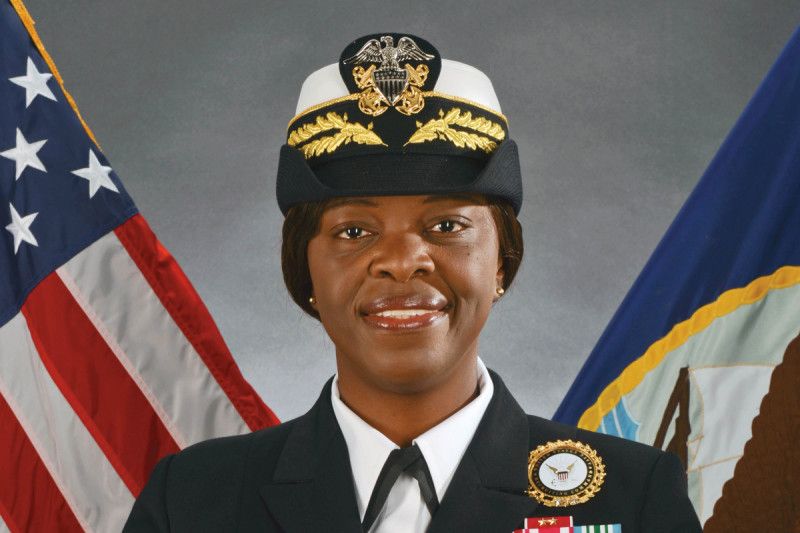 Annie B. Andrews, commander, Navy Recruiting Command
