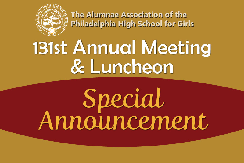 2020 Annual Meeting and Luncheon Postponement Announcement