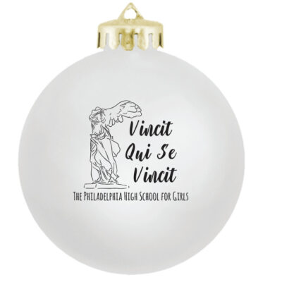 White Christmas Ornament
