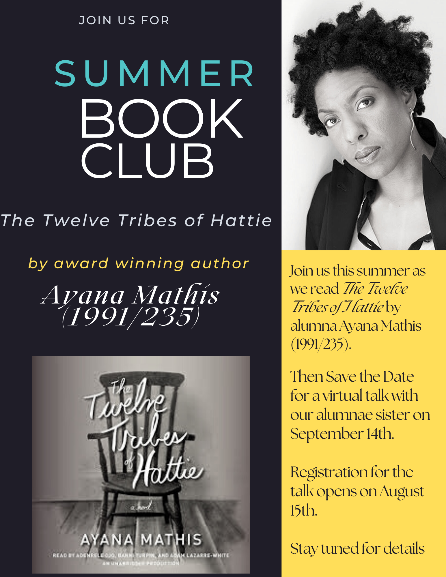 Summer Book Club in September 14th