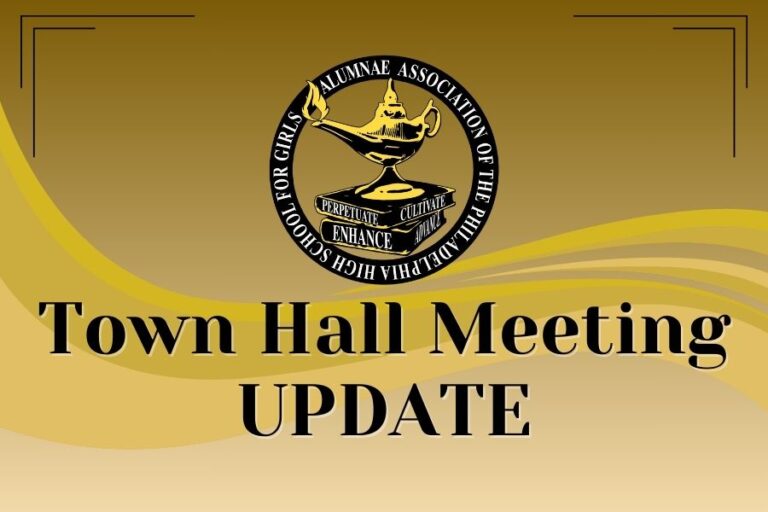Town Hall Meeting Update - Thank you