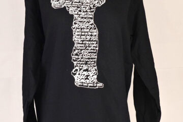 Winged Victory Tee, Long Sleeve - Black